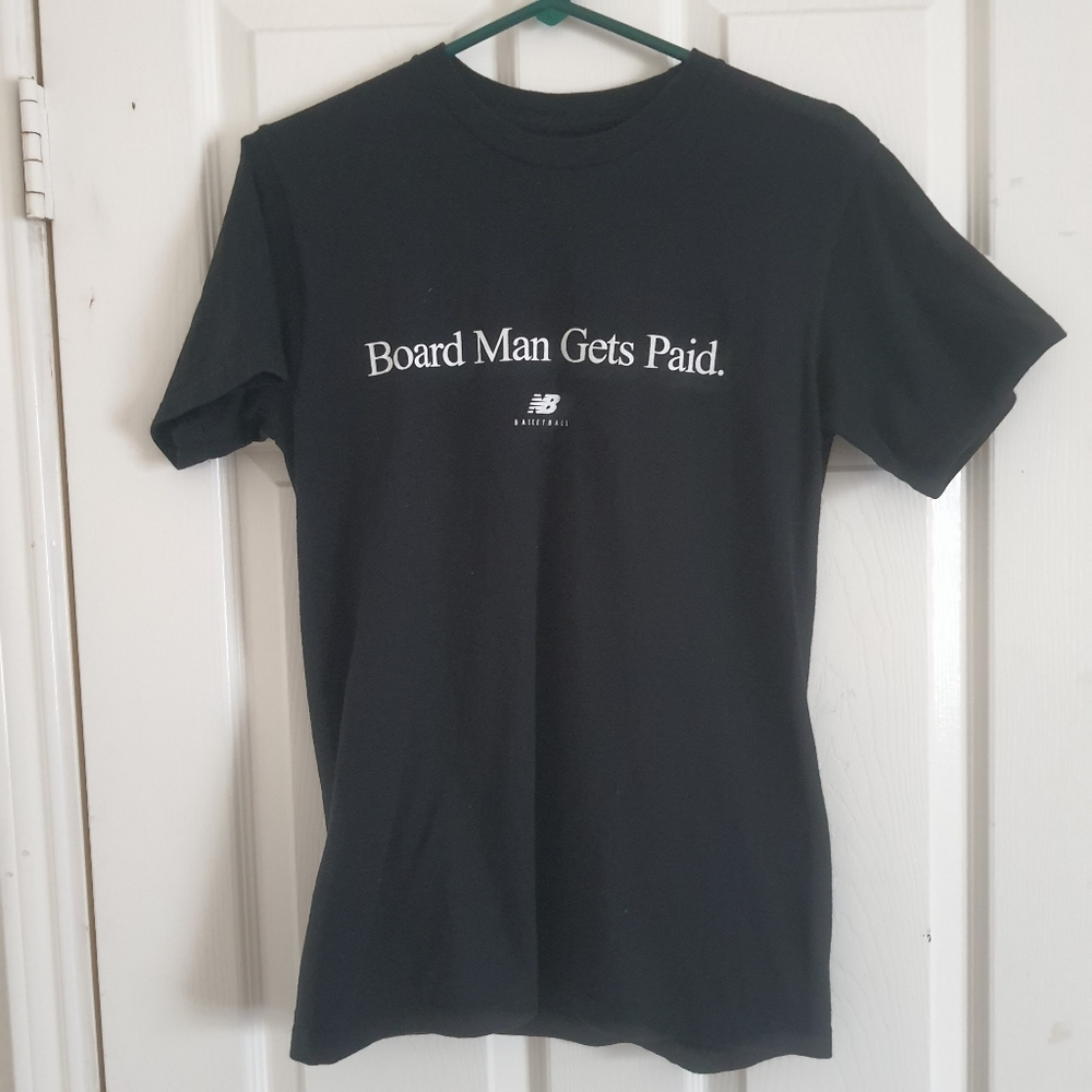 New Balance x Kawhi Leonard "Board Man Gets Paid" T-shirt Small